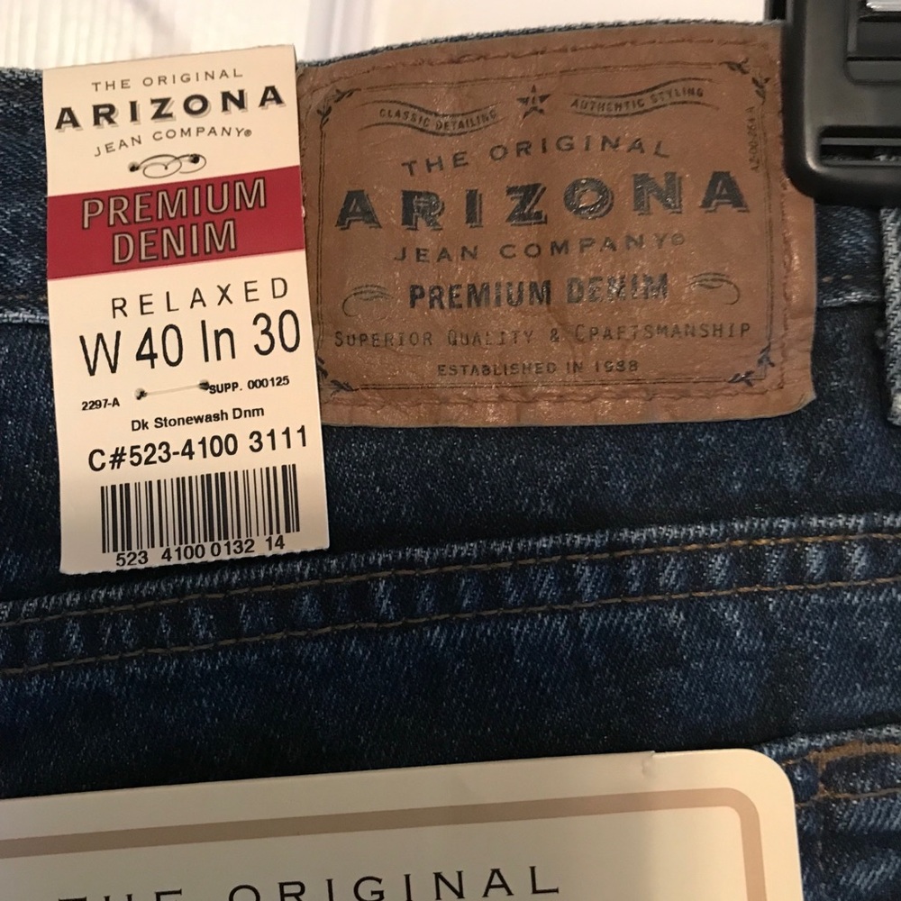 Mens Brand New Arizona jeans 40x30